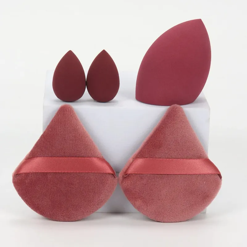 5Pcs Professional Makeup Sponge Set - Soft Gentle Multi-Purpose Tools for Perfect Foundation Powder and Blush Application