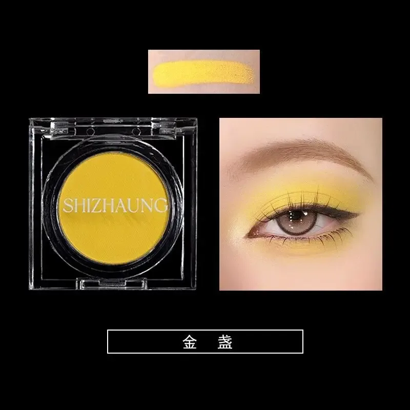 Chameleon Eyeshadow Powder Monochrome Matte Shimmer Metallic Glitter Gothic High Gloss High Colors Fine Flash lasting Eye Makeup — image 13