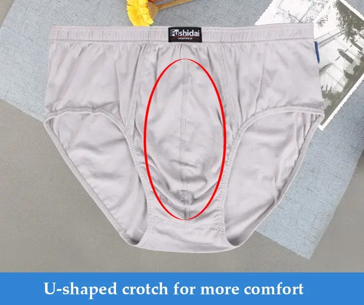 6 Pcs Big Size Briefs Large Underwear For Men Underpants Cotton Boys Panties Undies Male Knickers XL 2XL 3XL 4XL 5XL 6XL 7XL 8XL — image 5