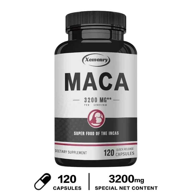 Ultimate Organic Black Maca Capsule Supplement 3200 Mg (per Serving) 120 Quick Release Capsules Men's Enhancement Formula — image 9