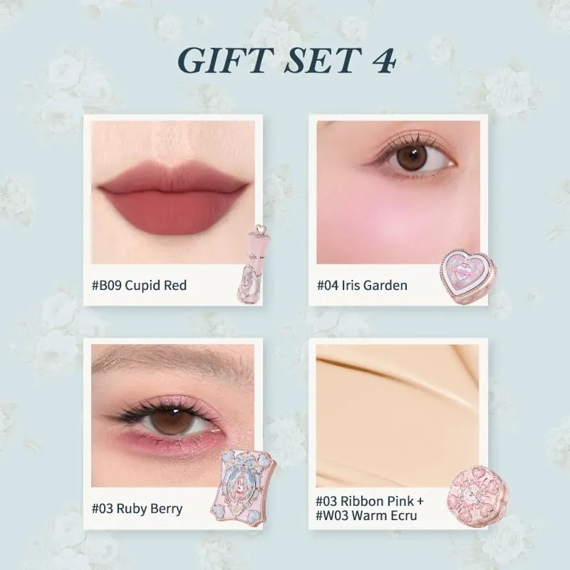 Flower Knows Bunny Garden Collection Gift Sets Makeup Lip Cream Blush Cushion Cream Foundation Makeup Kit Full Professional — image 8