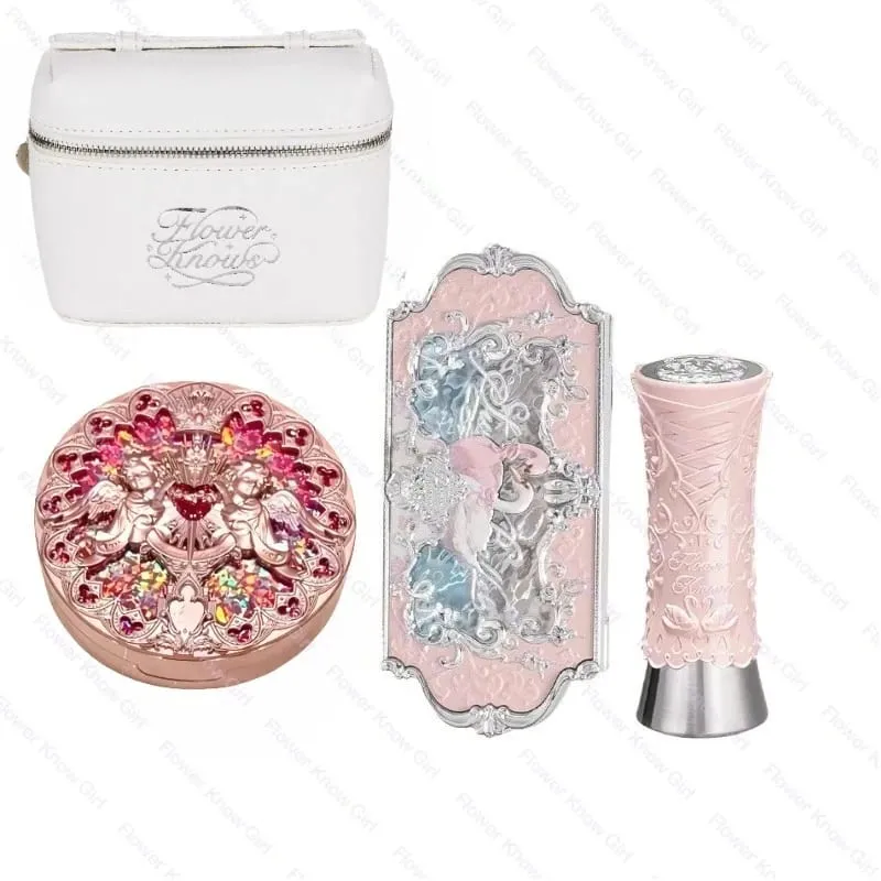 Flower Know Swan Grace Set Swan Ballet Eyeshadow Little Angel Highlight Powder Glow Waterproof Matte Lipstick Glossy — image 9