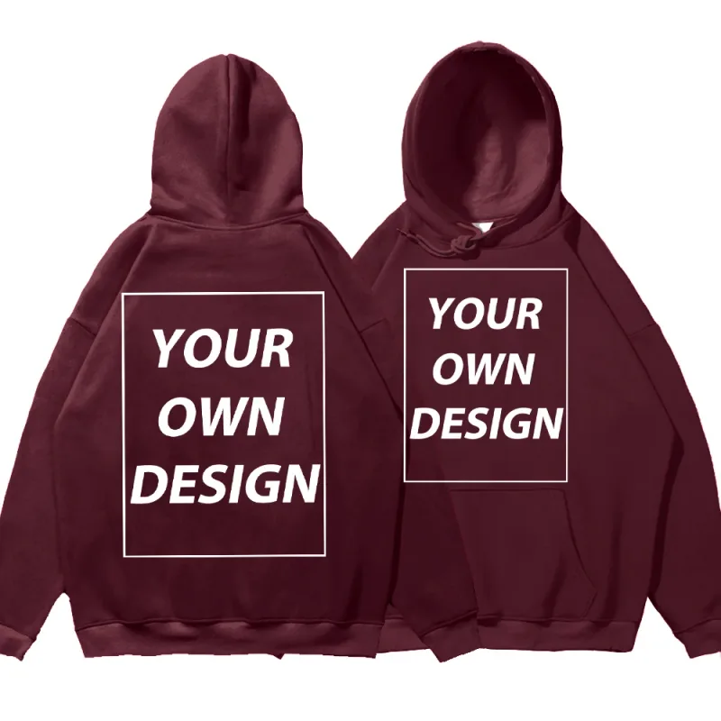 Angepasst DIY Druck Männer Frau Herbst Winter Hoodies Casual Klassische Pullover Einfache Bequeme Streetwear Weiche Warme Sport Kleidung — image 24