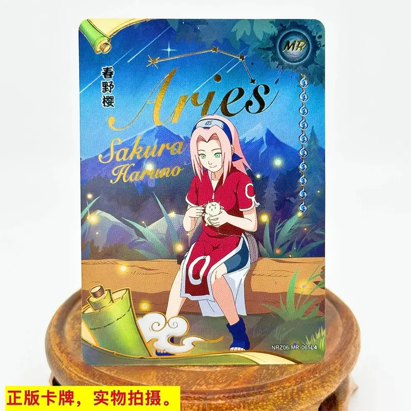 MR CARD 38~72 series NARUTO Haruno Sakura Uchiha Sasuke Bronzing Game toys Collection card Christmas birthday gift — image 4