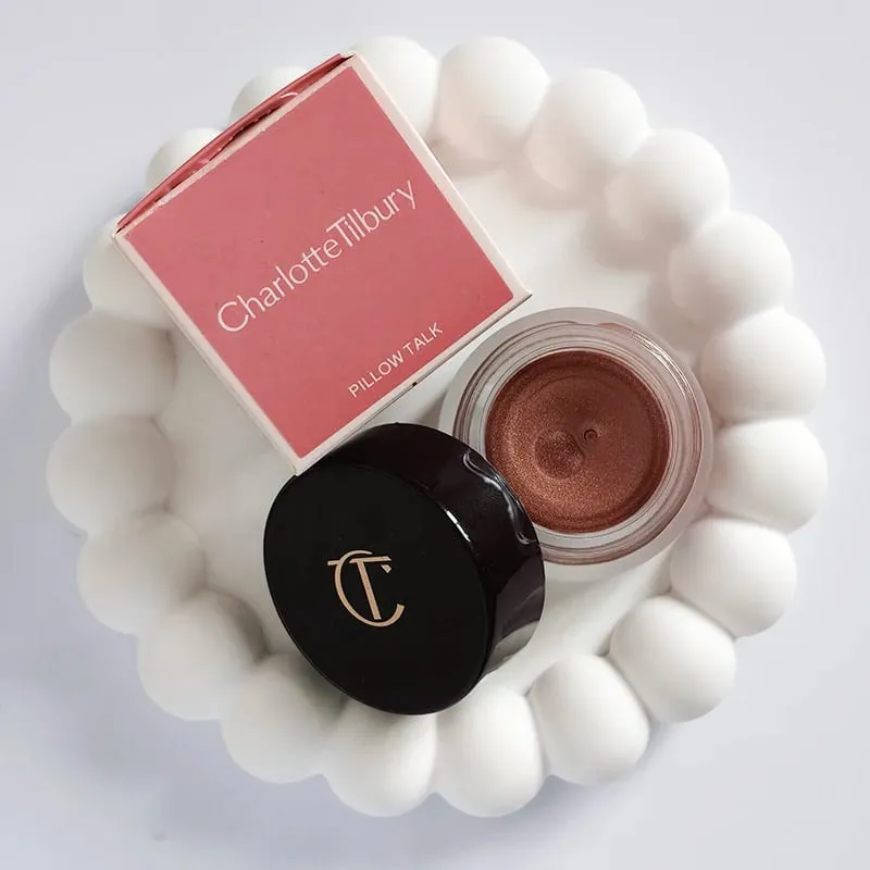 Charlotte Latest Style Love Heart Powder Blusher & Eyeshadow Palette 6 Color Eye Shadow Cream Easy To Color Tilbury Cosmetics — image 9