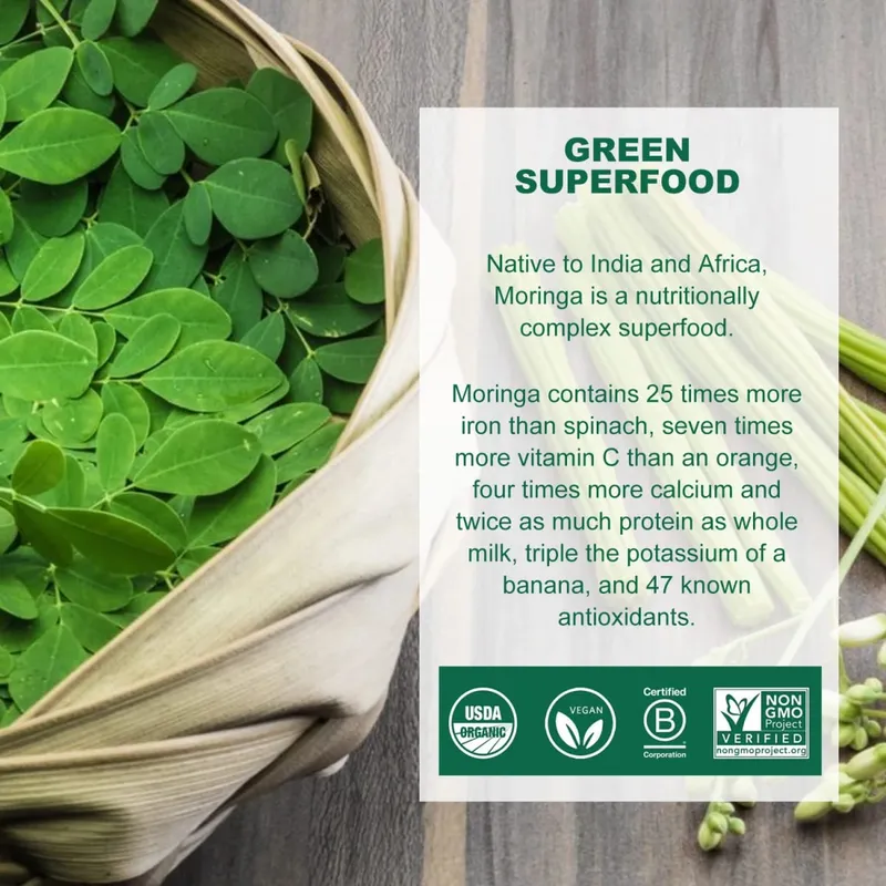 Organic Moringa Capsules - Relieve Joint Pain and Promote Energy Production — image 5