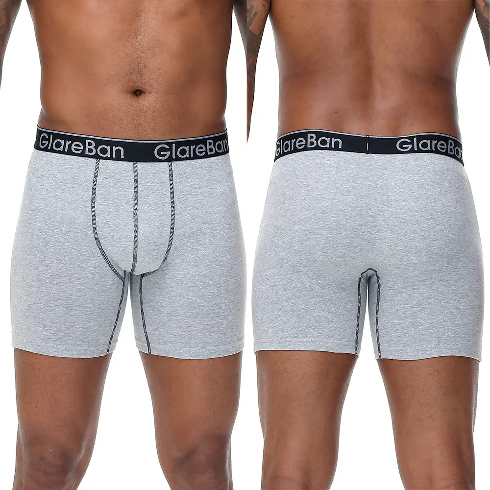5pc Set Mid-Lange Zufällig Baumwolle Boxer Shorts Männer Unterwäsche Männliche Unterhose für Männer Boxershorts Slips Weiche Höschen marke Briefs — image 5