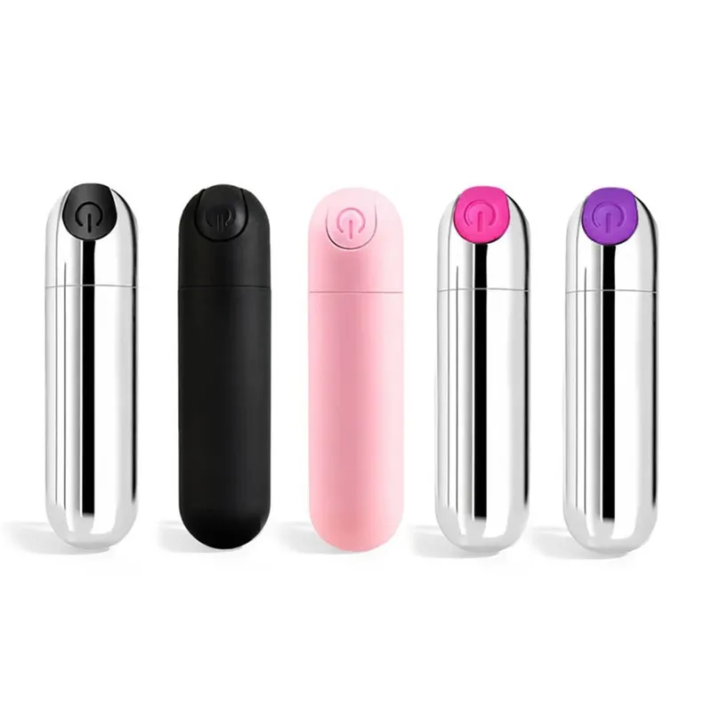 G Spot Bullet Vibrator Nipple Clitoral Stimulator 10 Vibration Mode Portable Mini Vaginal Anal Massager Adult Sex Toys for Women — image 1