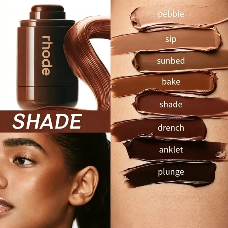 RHO Newest Lip Gloss Lip Balm Smoothing Contour Stick Waterproof Bronzer Natural Finish Nose & Jawline Contouring Pocket Gift — image 27