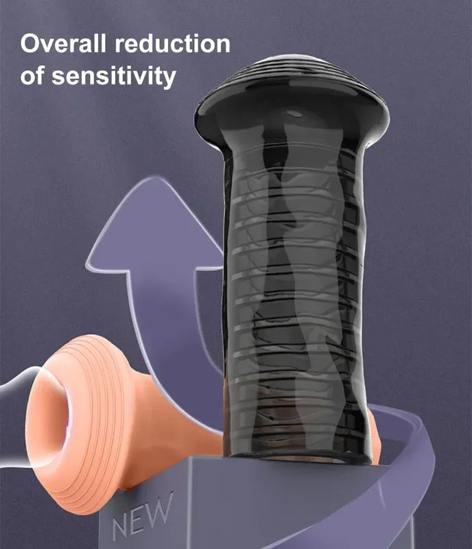Reusable Penis Sleeve Glans Penis Enlarger Extender Delay Ejaculation Anal Butt Plug Adult Sex Toys For Men Couples Sexshop — image 5