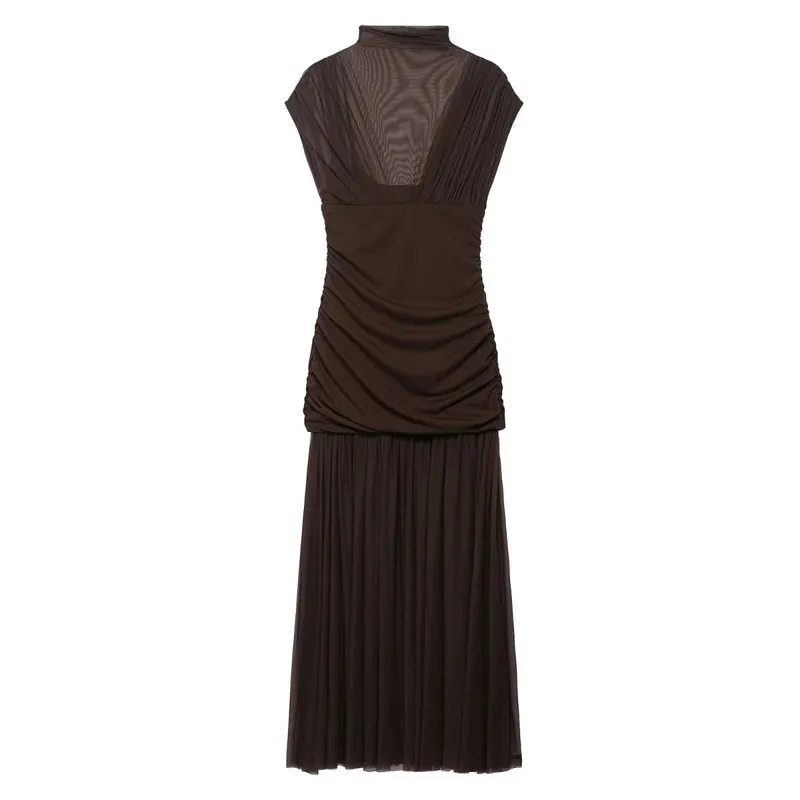 2026 Lente Zomer Elegante Vrouwen Jurken Bruiloft Gast Dames Patch Werk Tule Jurken Valentijnsdag Vrouw Jurken