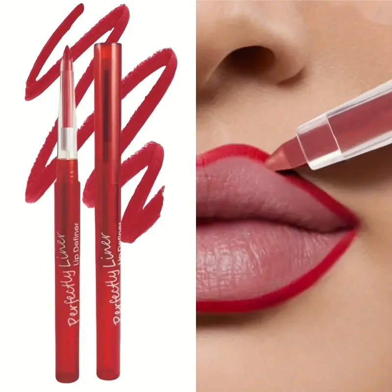 Matte Velvet Lip Liner Sexy Waterproof Liquid Lip Liners Long Lasting Non-marking Red Makeup Cosmetic Nude — image 1