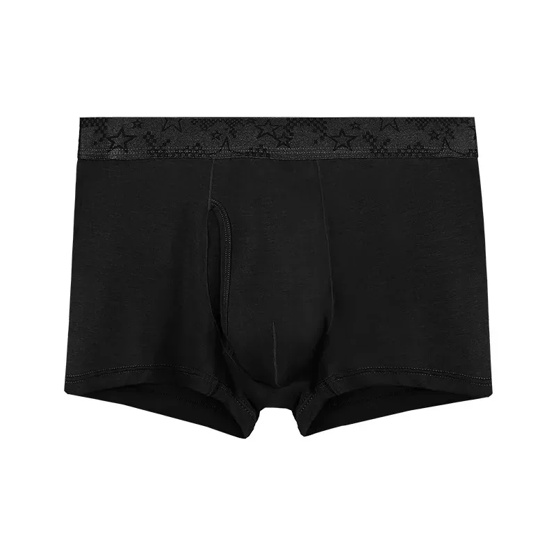 Boxer da uomo Pantaloncini Biancheria intima modale Mutandine da uomo Solido traspirante Proiettile Separazione Pouch Mutande Tronchi maschili Cueca Plus Size