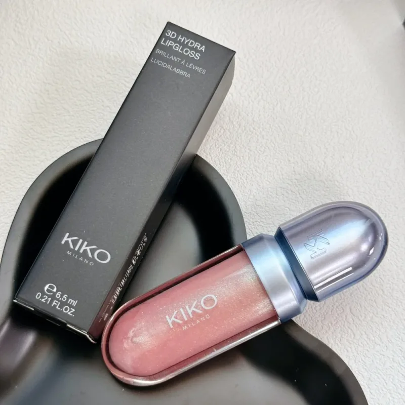 Original Kiko 3D Mirror Lip Glaze Waterproof Non Fading and Non Stick Cup Gentle Bean Paste Color Fine Shiny Point Charm Red — image 15