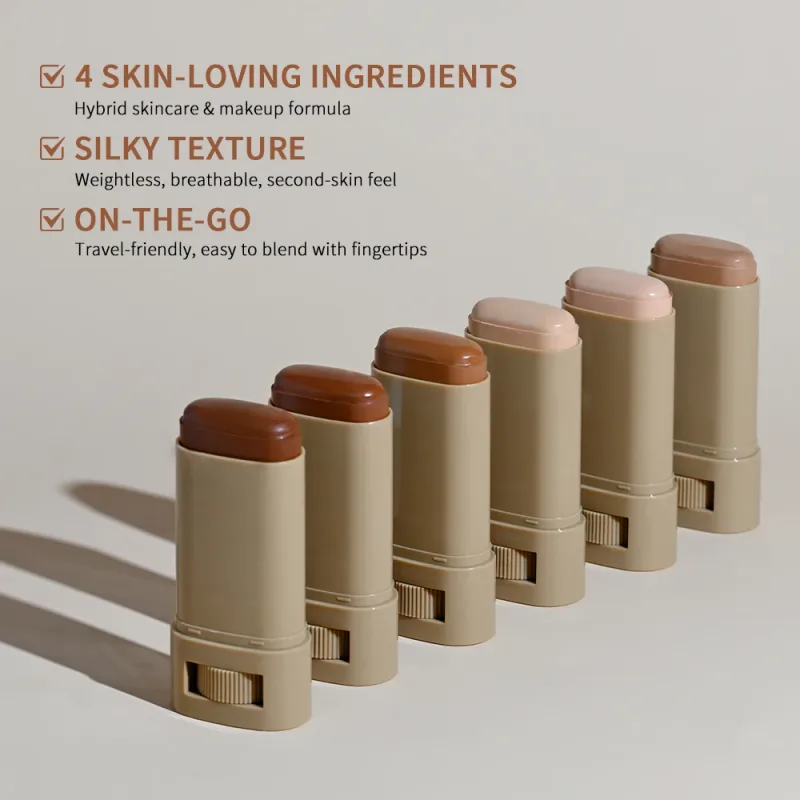 Serum Boosted Skin Tint Stick & Loose Baking Setting Powder Oil Control Longwear Base Makeup Even Skin Tone Matte Finish Makeup — image 3