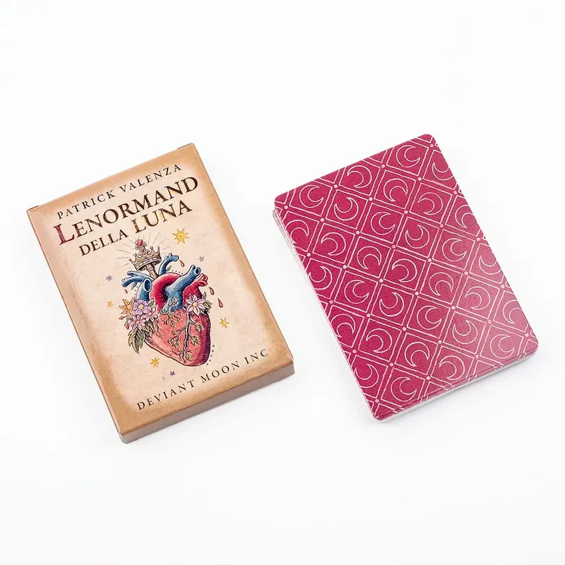 Lenormand Della Luna Tarot Talia 36 Sztuk Wróżenie Los Tarot Karty Wyroczni Party Rozrywka Karty Do Gry Planszowej 7.3*10.2 cm