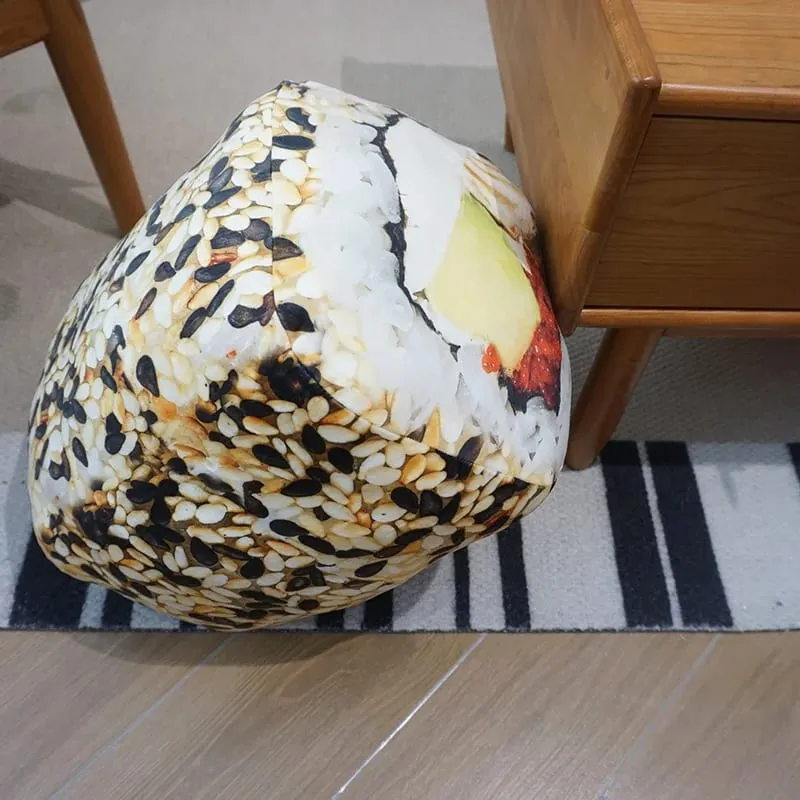 Kawaii Simulation Food Sushi Cake Plush Toys Stuffed Doll Pillow Cushion Cute Home Decoration for Kids Girls Adults Fun Gift