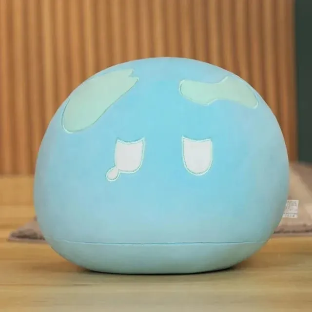 Novo 10cm anime projeto bonito genshin impacto slime pelúcia travesseiro brinquedos kawaii dos desenhos animados anime travesseiro brinquedos aniversário presente de natal para crianças — image 19