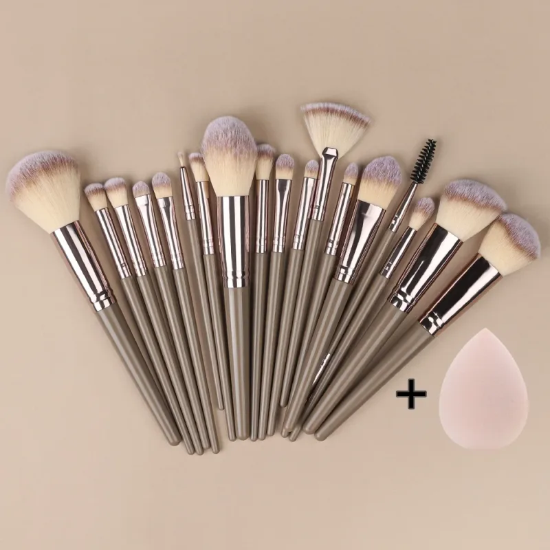 20Pcs Makeup Brushes Set Professional Super soft detail Blush highlighter Foundation Concealer Eyeshadow Brush Women Beauty Tool