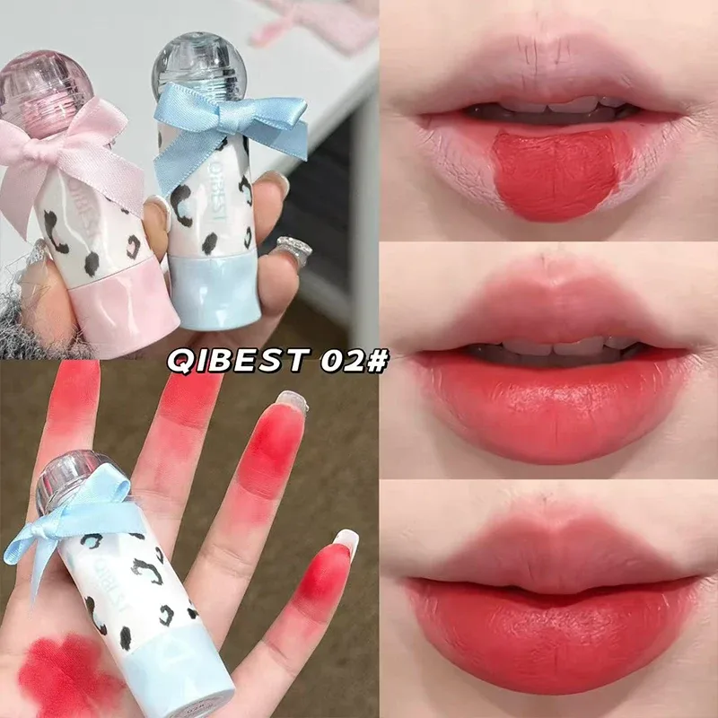 4 Colors Matte Liquid Lipstick Sets Waterproof Long Lasting Sexy Red Lipgloss Brown Orange Lip Stain Tint Cosmetics Kits — image 4