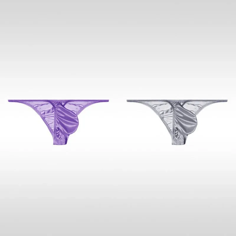 Men's Underwear Ice Silk Low Rise Sexy Bikini Briefs — image 31