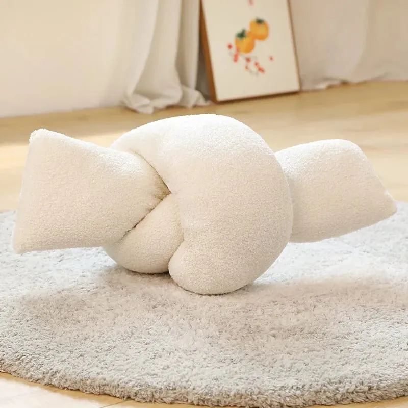 INS Popular Plush Yellow Moon Ball Shape Cushion Stuffed Donut Twist Bar Throw Pillow Home Decoration Room Pillow Birthday Gift — image 17