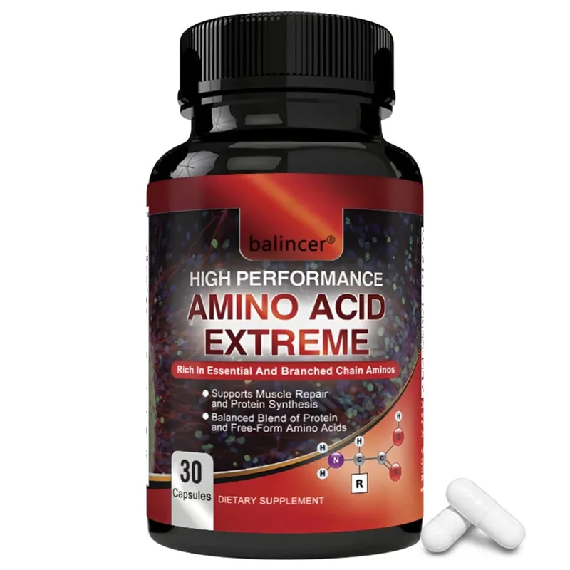 High Performance Amino Acids - Rich in Amino Acids and BCAAs - Muscle Replenishment Repair and Growth Workout Supplement