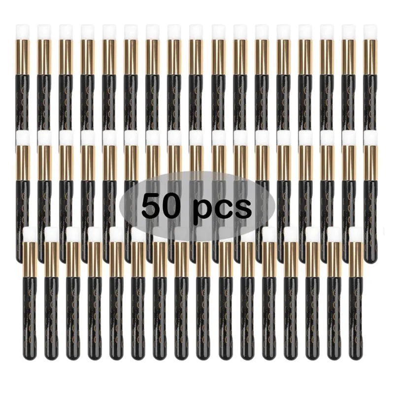 50Pcs 전문 소프트 래쉬 확장 샴푸 브러쉬 딥 클렌징 속눈썹 눈썹 코 필 케어 살롱 미용 용품 도구 — image 9