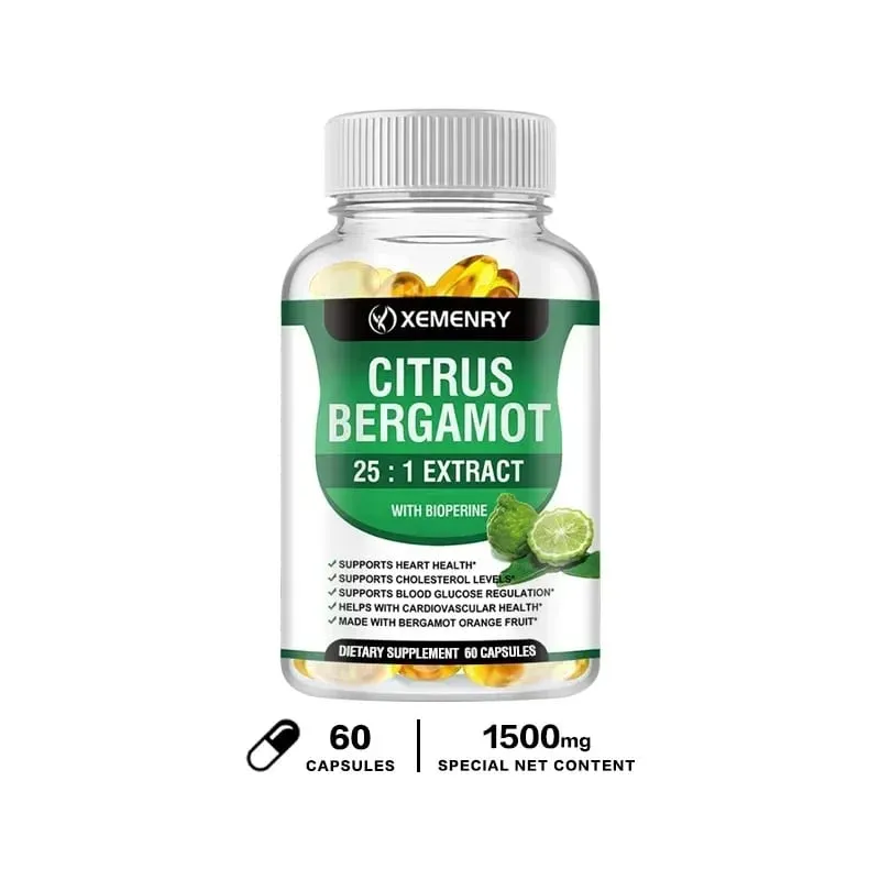 Citrus Bergamot Capsules - Heart & Cardiovascular Health Immune Support Antioxidant Helps with Overall Health — image 11
