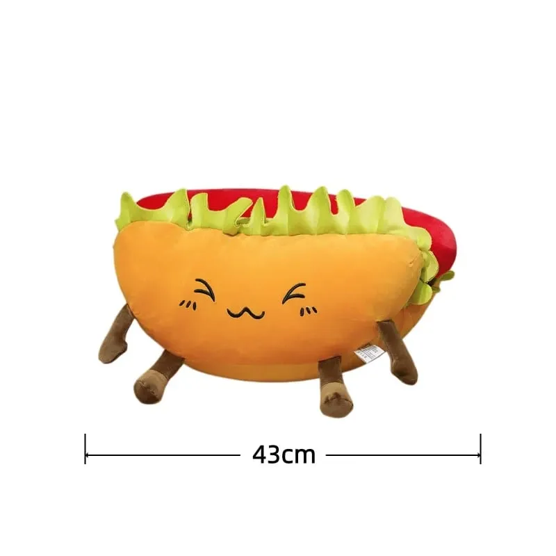 Milho batatas fritas perna de frango lance travesseiro simulação comida pelúcia sofá almofada adoravelmente decoração do quarto brinquedo acompanhar brinquedo do sono presente criativo — image 13