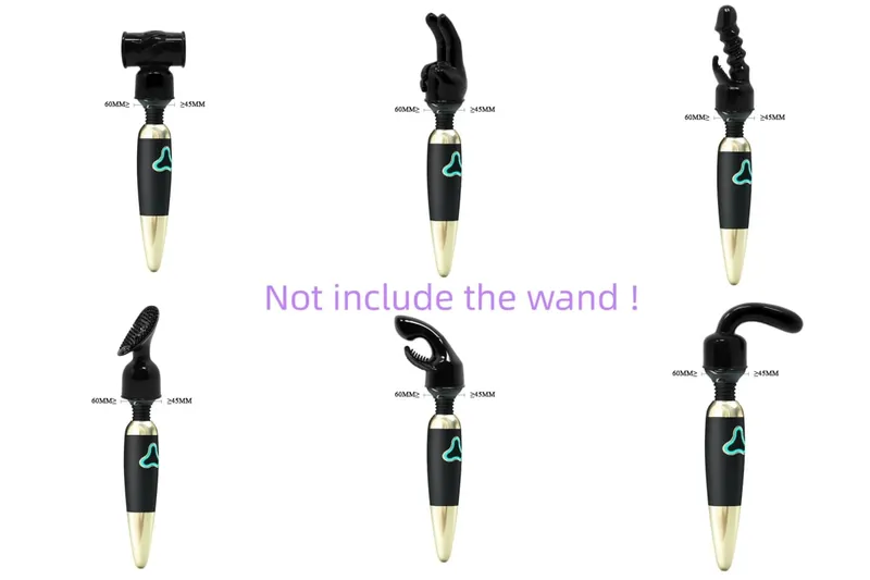 Vibrator Magic Wand Attachment AV Head Condom Condom Cap G Spot Sex Toys Sex Pussy Dildo Toys Stimulators for Men Adult Toy — image 2