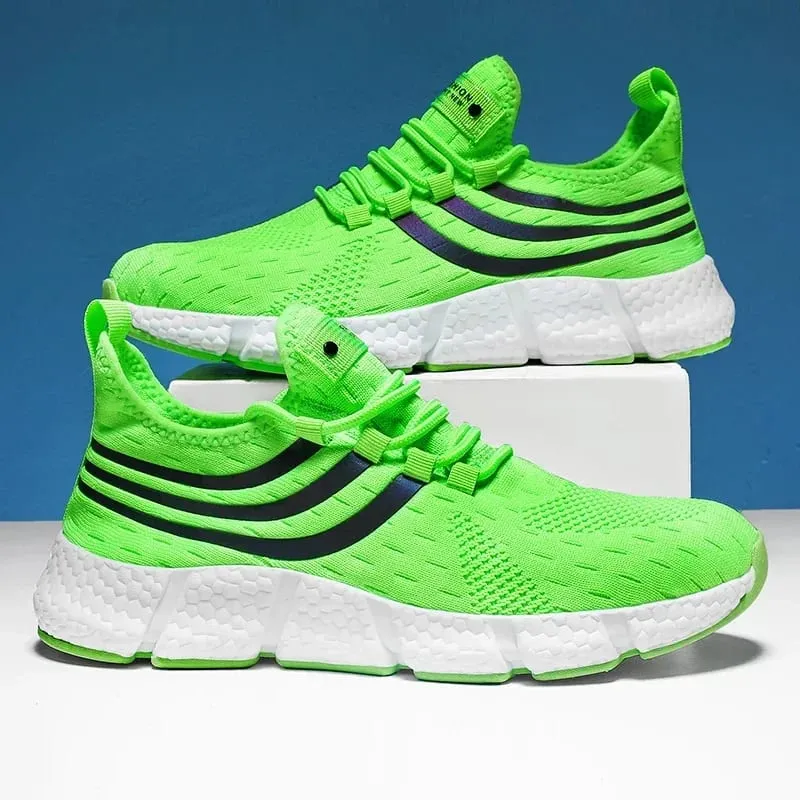 Men’s Sneakers Comfortable Breathable Platform Shoes Summer Man Running Shoes Breathable Comfortable Fashion Walking Sneakers — image 12