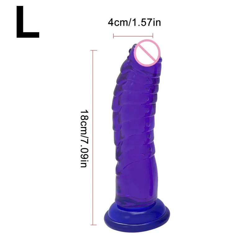 Realistic Black Dildo with Strong Suction Cup Base Soft Penis Sex Toy for Women and Men Hands Free Anal Vaginal Adult Toy in M — image 9