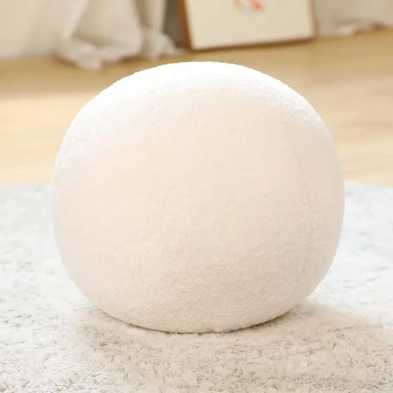 INS Popular Plush Yellow Moon Ball Shape Cushion Stuffed Donut Twist Bar Throw Pillow Home Decoration Room Pillow Birthday Gift — image 21