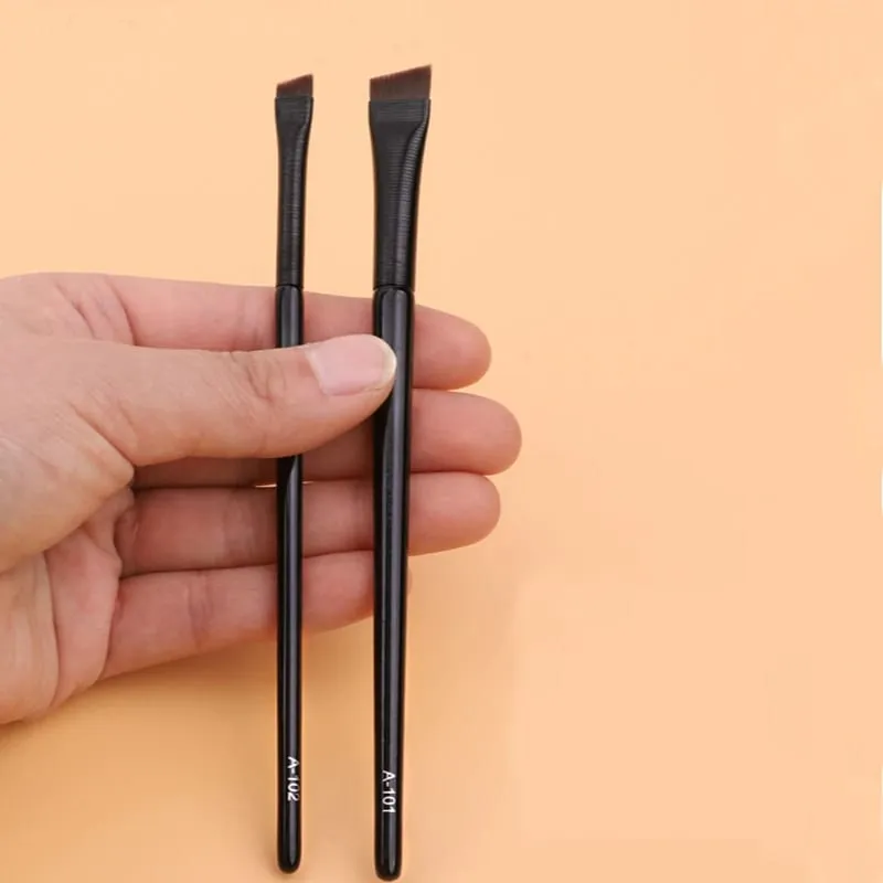 5/10/20/50 Pcs Brow Contour Makeup Brushes Eyebrow Eyeliner Brush Professional Super Thin Angled Liner Eye Brush Make Up Tools — image 2