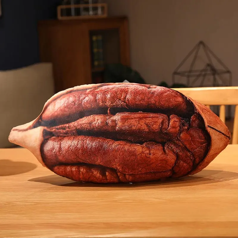 Simulational Nut Plush Pillow Creative Chestnut Plush Toy Funny Pecan Walnut Pillow Cushion Home Decor Kids Toy Birthday Gift — image 11