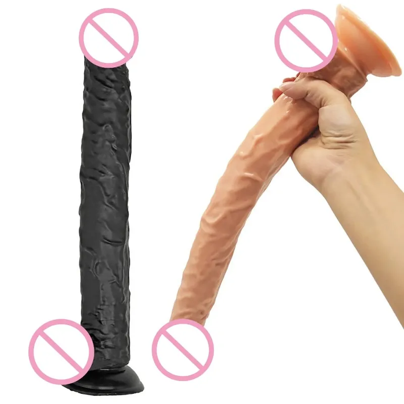 40 cm Realistischer Langer Dildo Großer Penis Riesendildos Vaginale Masturbation G-punkt Stimulation Anal Butt Plug Für Frauen Sexspielzeug 18+ — image 2