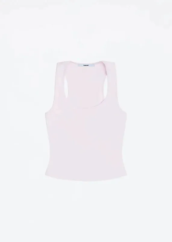 Tank summer red lace up halter top with cherry pink suspender and hollowed out back design — image 28