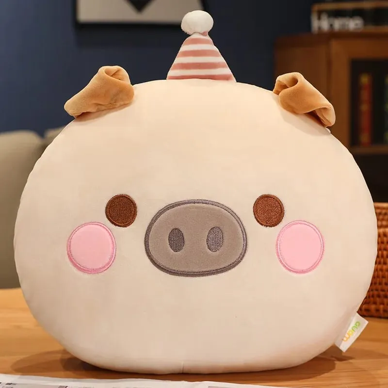 30cm Cartoon Animal Plush Small Pillow Hands Warm Burner Down Cotton Soft Cat Penguin Dinosaur Duck Bear Plushie Peluche Gift — image 15