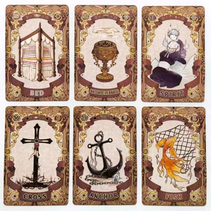 Dek Tarot Lenormand Mimpi Dongeng - Tema Ilustrasi Permainan Meja 44 Kartu untuk Ramalan dan Bercerita — image 3