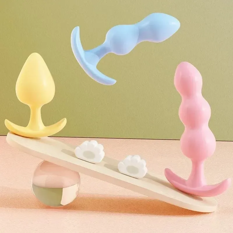 3 Size Anal Plug Silicone Butt Plug Dildo Masturbation Vaginal Plug Sex Toys for Women Couple Anal Dilator Toys Adult Shop — image 4
