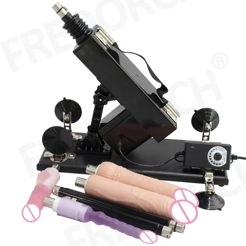 Sex Machine for Woman Adjustable Masturbating Pumping with 3XLR Accessories Sex Gun Love Machine for Men Adult Toys