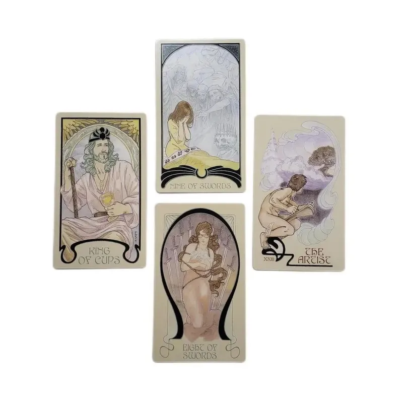 Ethereal Visions Tarot Cards A 80 Deck mysterious divination tarot Deck for women girls cards game board games