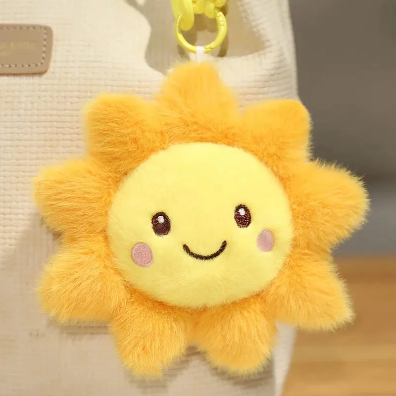 15/30CM Lovely Sky Series Plush Toy Sun & Cloud & Dark Clouds Plushie Pillow Pendant Toy Kawaii Birthday Gift