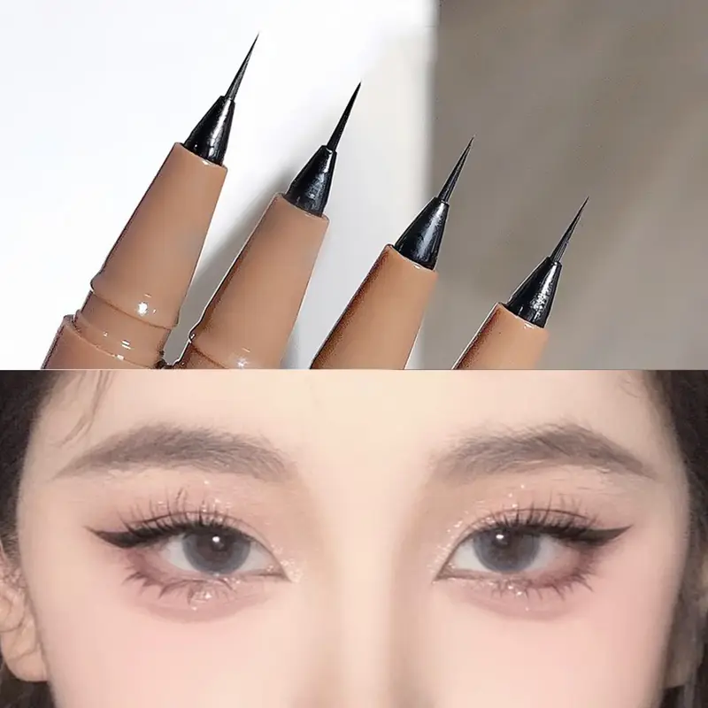 Gege Bear Liquid Eyeliner Pen Waterproof Smudge-proof Fast and Precise Makeup Quick and Smooth Drying Lower Eyelash Pen — image 2