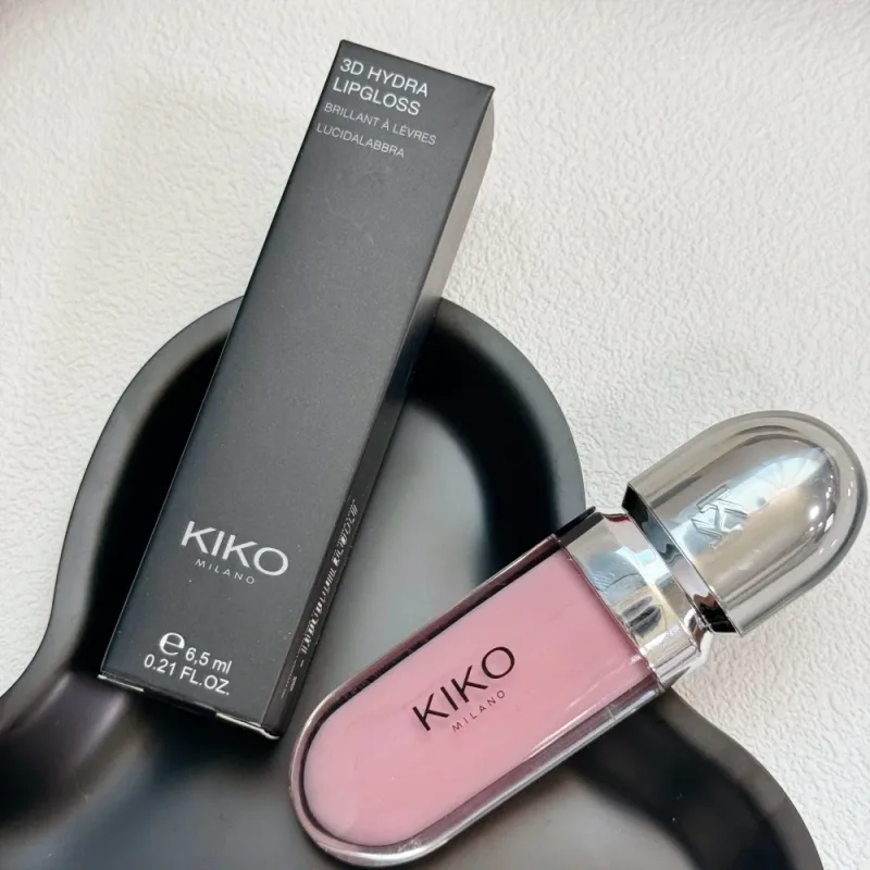 Original Kiko 3D Mirror Lip Glaze Waterproof Non Fading and Non Stick Cup Gentle Bean Paste Color Fine Shiny Point Charm Red — image 21