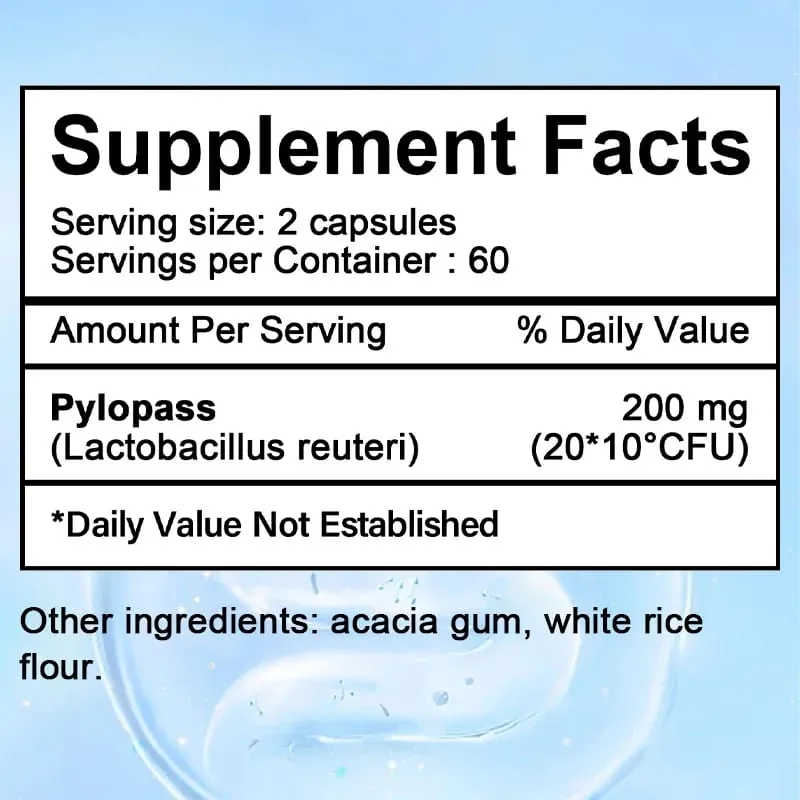 Probiotics - Lactobacillus reuteri support intestinal balance digestive system oral health and enhance the immune system