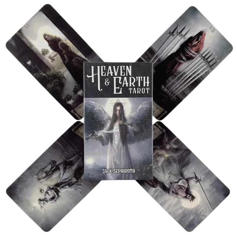 Hett säljande Heaven Earth Tarot Fritid Underhållning Kort Familjesammankomst Spådomslek Tarotbräde Spela spelkort — image 3