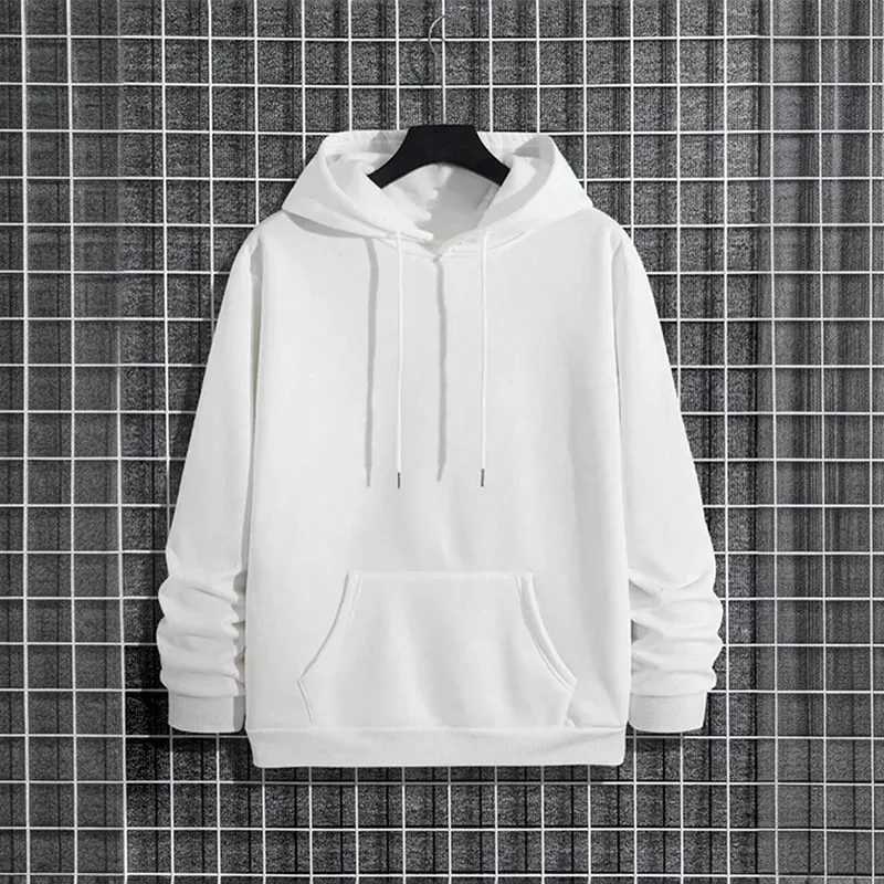 Offres spéciales nouveaux hommes survêtement vêtements couleur unie pulls décontractés Sports de plein air Jogging hommes sweats à capuche de haute qualité vêtements de sport — image 4