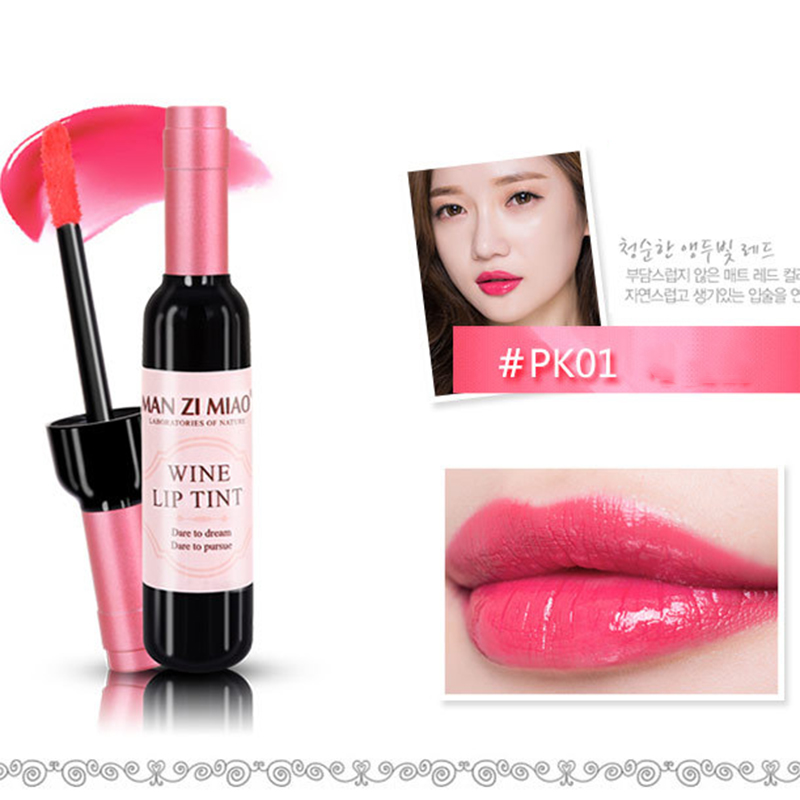 2023 Lipstick Lipgloss Waterproof Long Lasting Lovely Tint Wine Bottle Shape Lip For Women Makeup Gloss Red Sexy Cosmetic — image 10